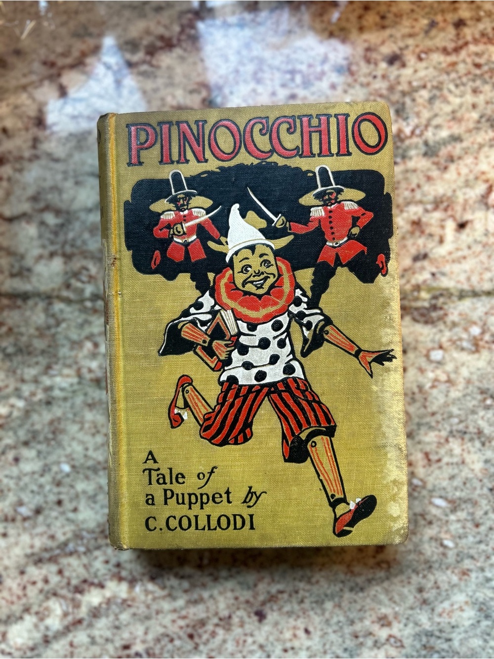 Antique Pinocchio Illustrated Hardcover C Collodi Donohue c1910s
